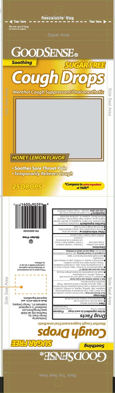 Good Sense Sf Honey Lemon 25ct Cough Drops (Good Sense Sf Honey Lemon 25ct 60002038 6 10 2022)